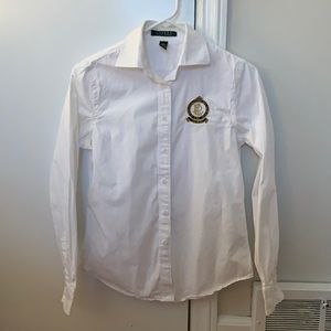 mLauren by Ralph Lauren button down shirt